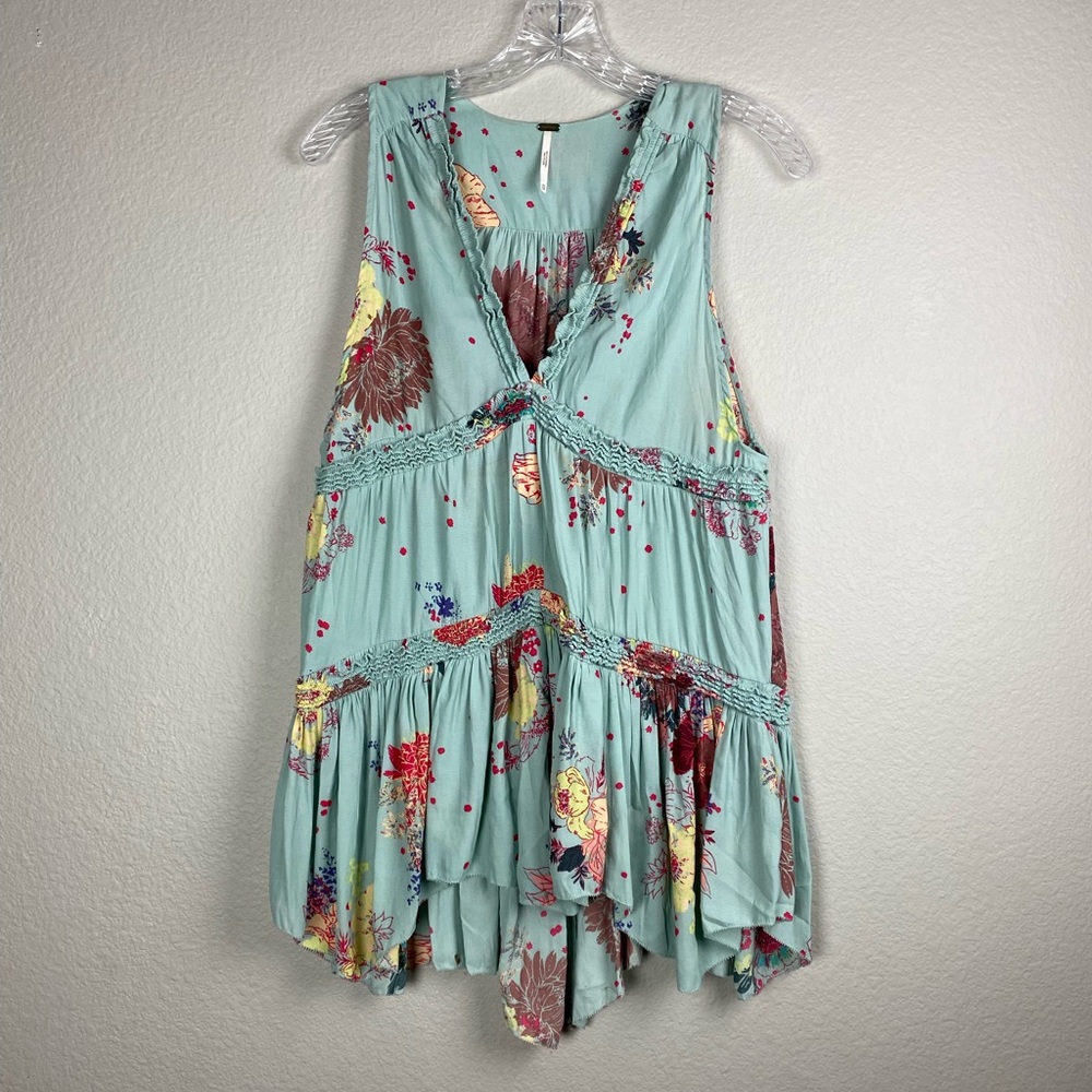 Free People Haze Floral Print Tunic
